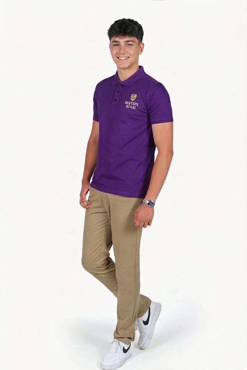 KISA KOL POLO YAKA T-SHIRT